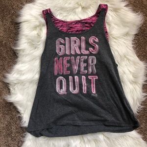 💰3 for $15 SALE💰”Girls Never Quit” T-shirt 💗